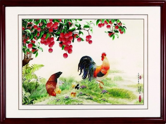 廣繡大師“花佬”許熾光，作品欣賞