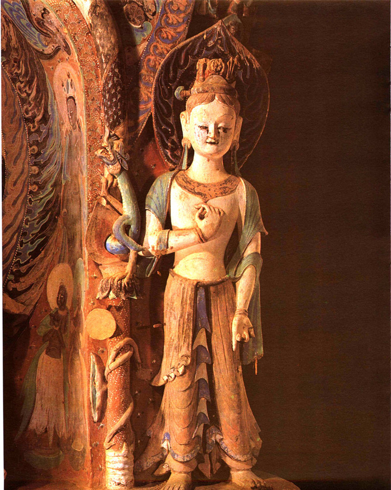 敦煌石洞彩塑佛像(1)