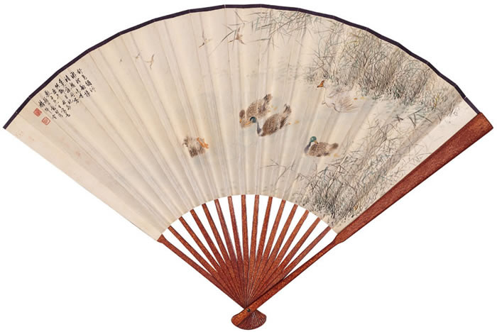 中國(guó)傳統(tǒng)書畫折扇之美