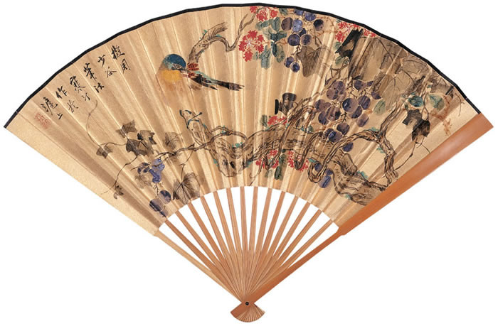 中國(guó)傳統(tǒng)書畫折扇之美