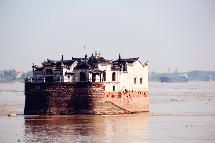 “萬里長江第一閣”鄂州觀音閣，700年屹立不倒