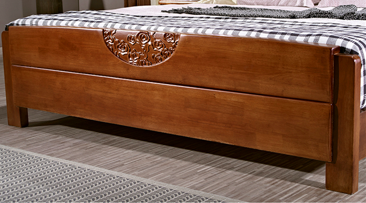 1.8米實(shí)木中式古典雙人床