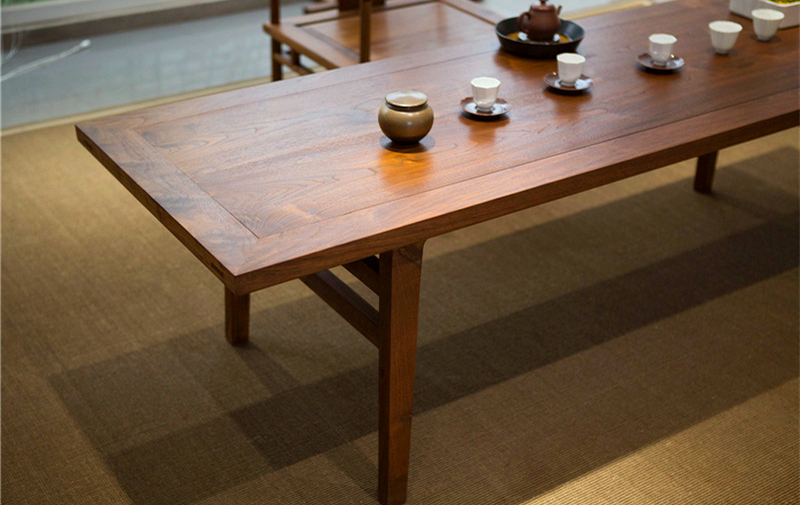 明清古典中式簡(jiǎn)約實(shí)木茶桌