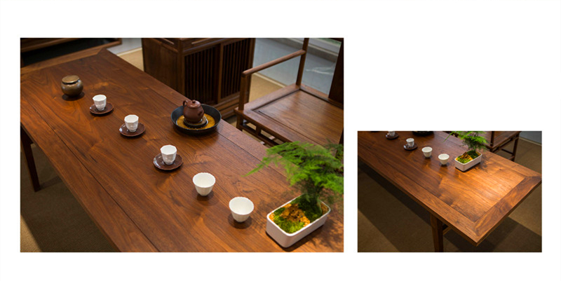 明清古典中式簡(jiǎn)約實(shí)木茶桌
