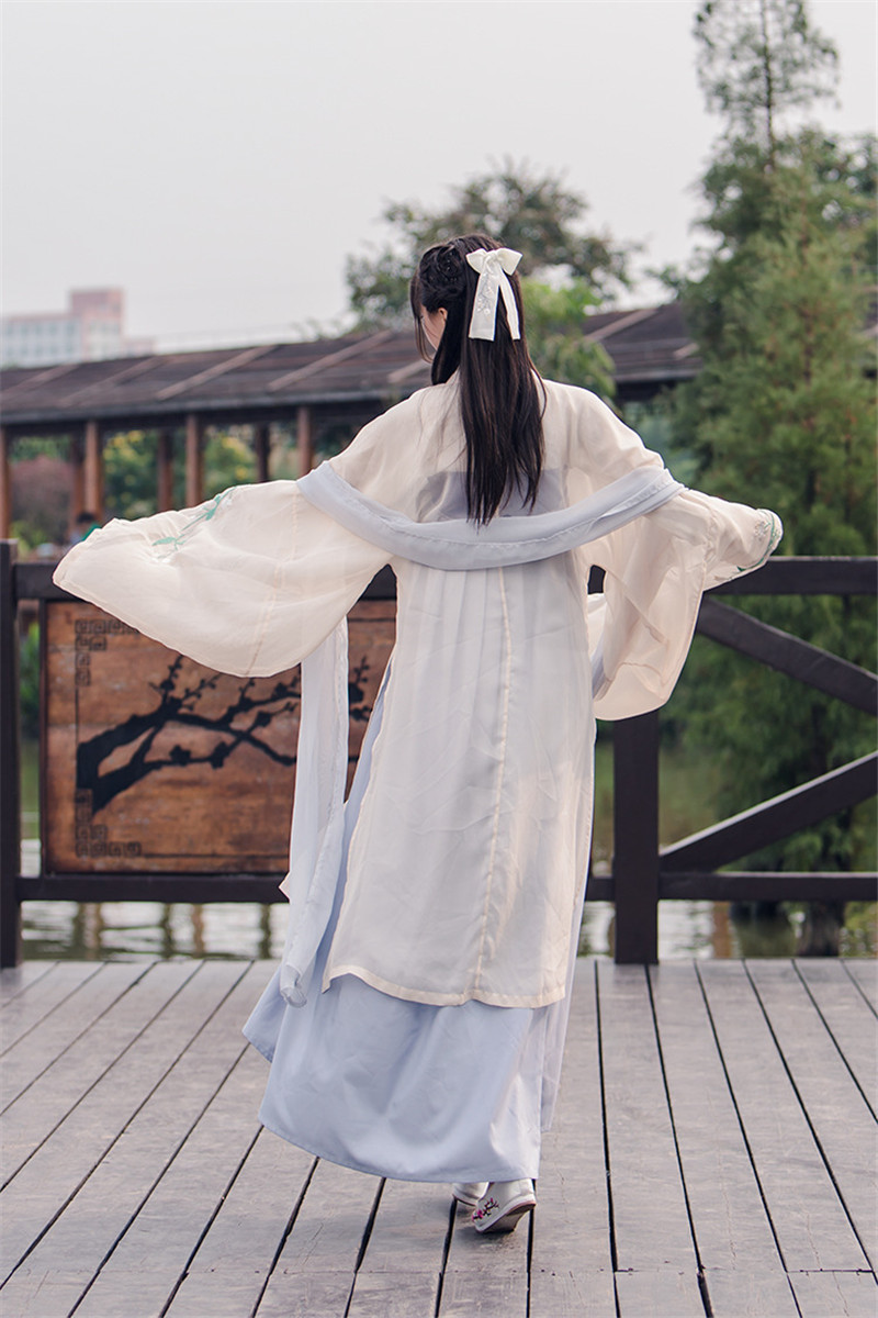 漢元素刺繡秋冬裝三件套