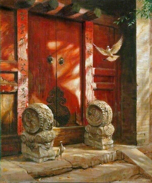 中式建筑，中國(guó)傳統(tǒng)老宅院