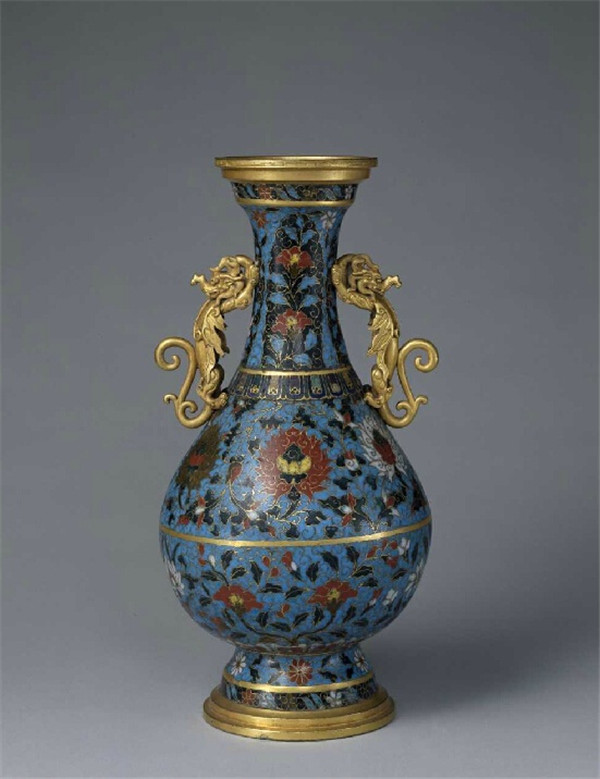 故宮博物館藏元明清掐絲琺瑯，景泰藍(lán)