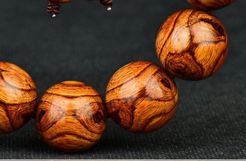 海南黃花梨鬼臉鬼眼佛珠手串