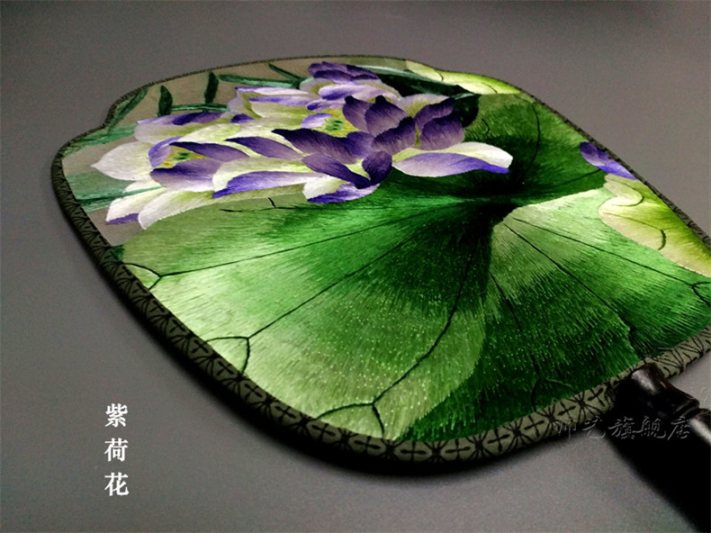 匠心啟航閱讀蘇繡雙面繡傳統(tǒng)團(tuán)扇欣賞