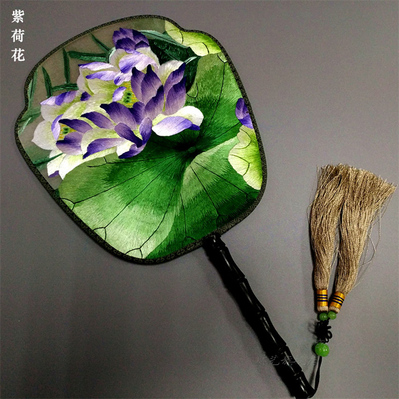 匠心啟航閱讀蘇繡雙面繡傳統(tǒng)團扇欣賞