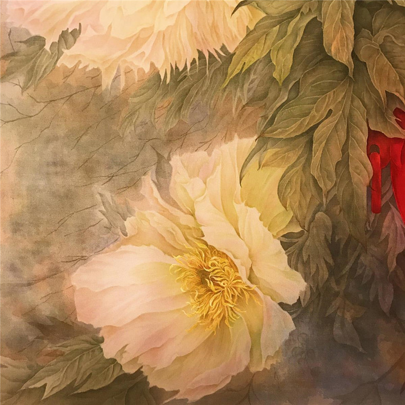 富貴平安，國色天香牡丹國畫欣賞