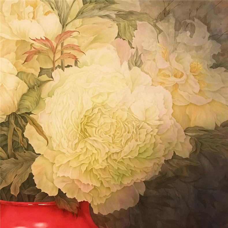富貴平安，國色天香牡丹國畫欣賞