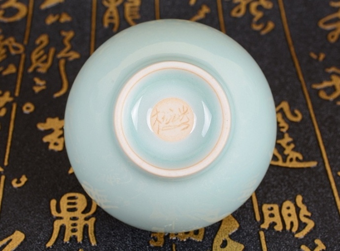 龍泉窯青瓷瓷杯、瓷碗欣賞