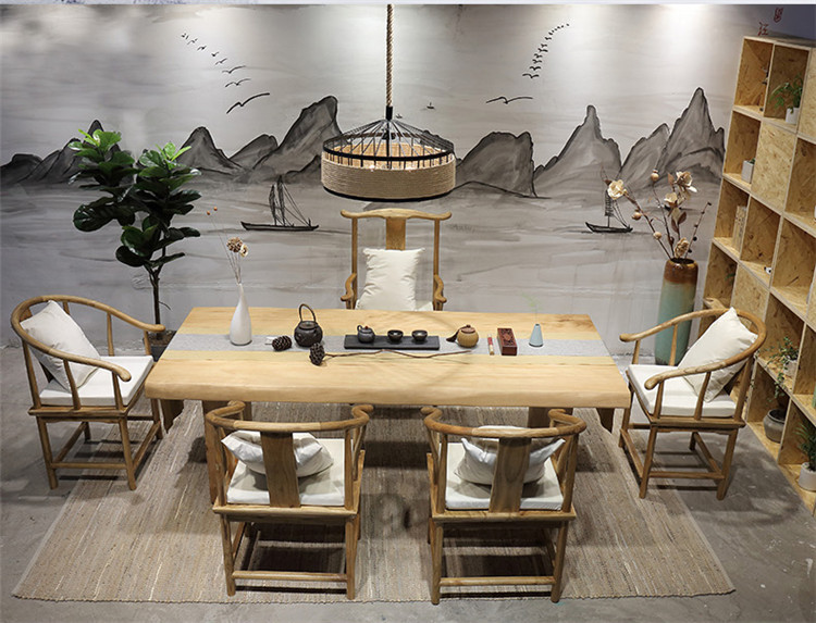 茶桌椅組合仿古簡約功夫茶臺