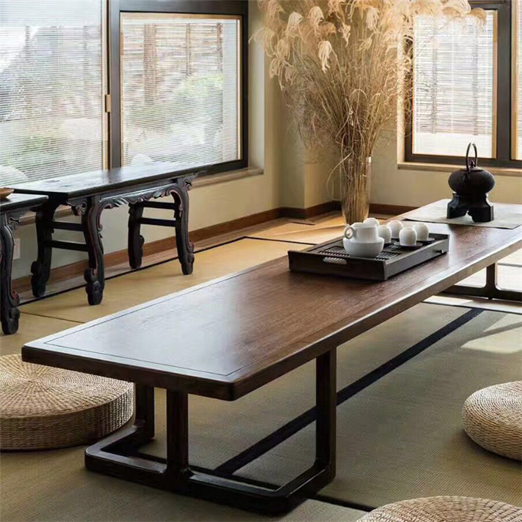 新中式茶臺(tái)簡約禪意茶藝桌