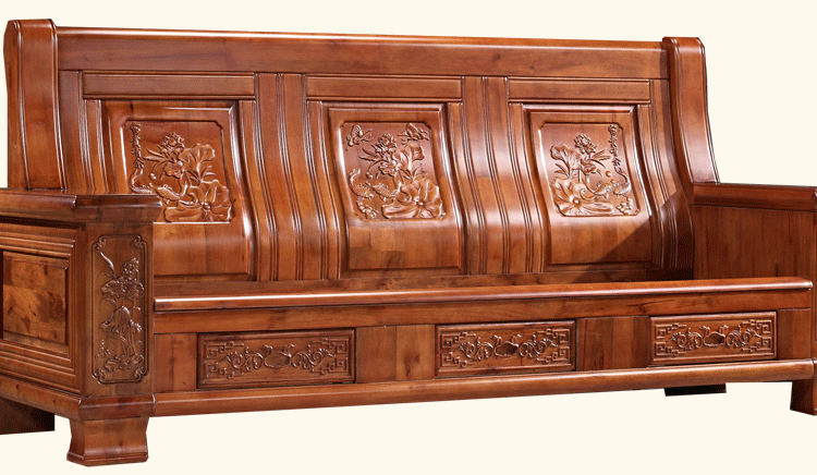 現(xiàn)代中式客廳實(shí)木沙發(fā)組合香樟木沙發(fā)