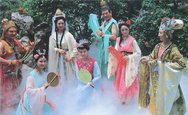老版《西游記》攝影，美如畫的劇照