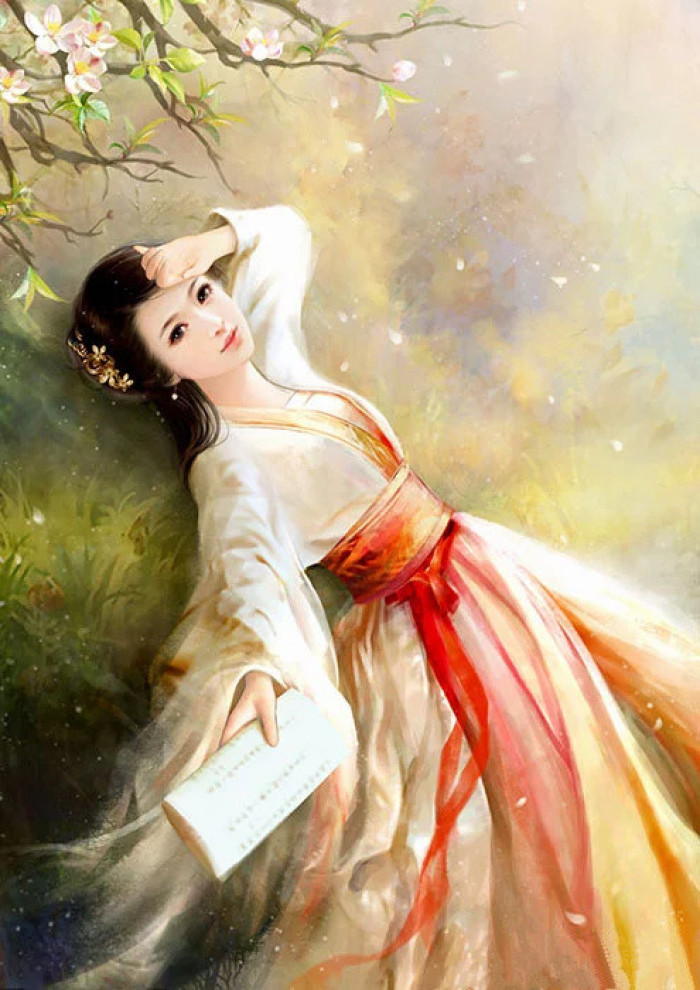 優(yōu)美的古風(fēng)女子立繪插畫(huà)欣賞