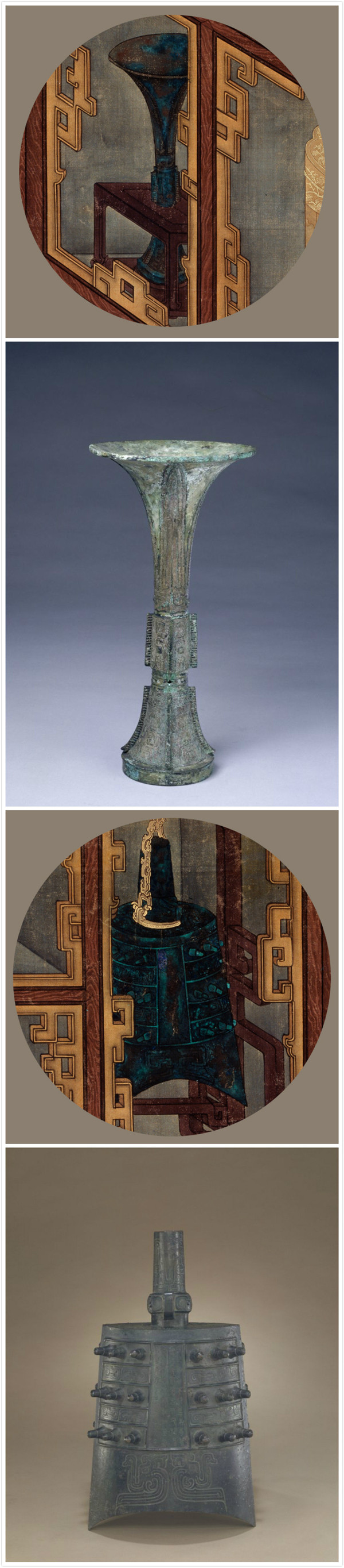 古代精美文物畫像與實(shí)物