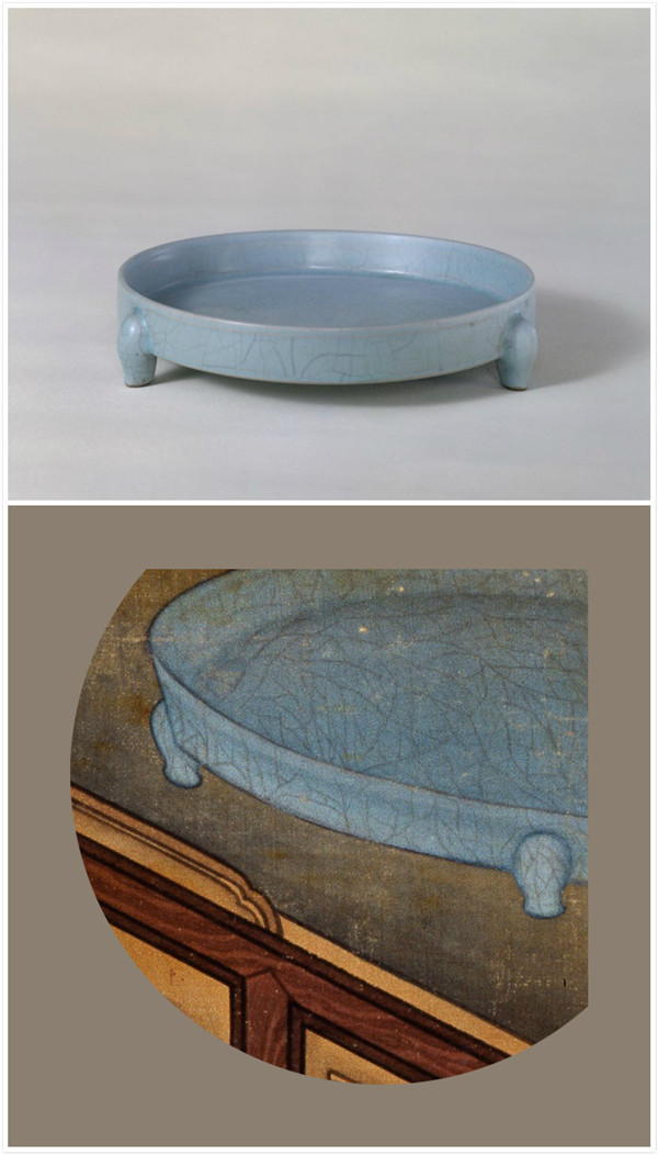 古代精美文物畫像與實物