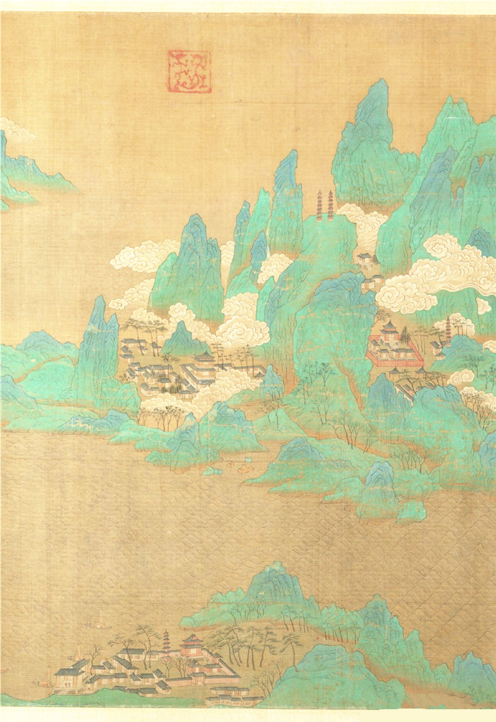 明朝國畫《海天旭日?qǐng)D》