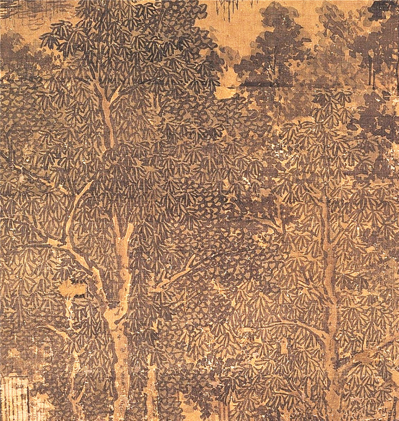 明朝戴進(jìn)國(guó)畫《畫山水》欣賞