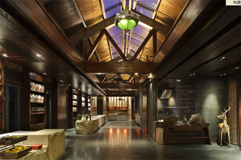 中式傳統(tǒng)風格設計榮莊會所