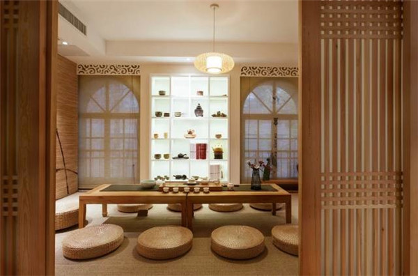 品茶牌佛之常用物，蒲團