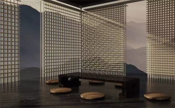 品茶牌佛之常用物，蒲團(tuán)