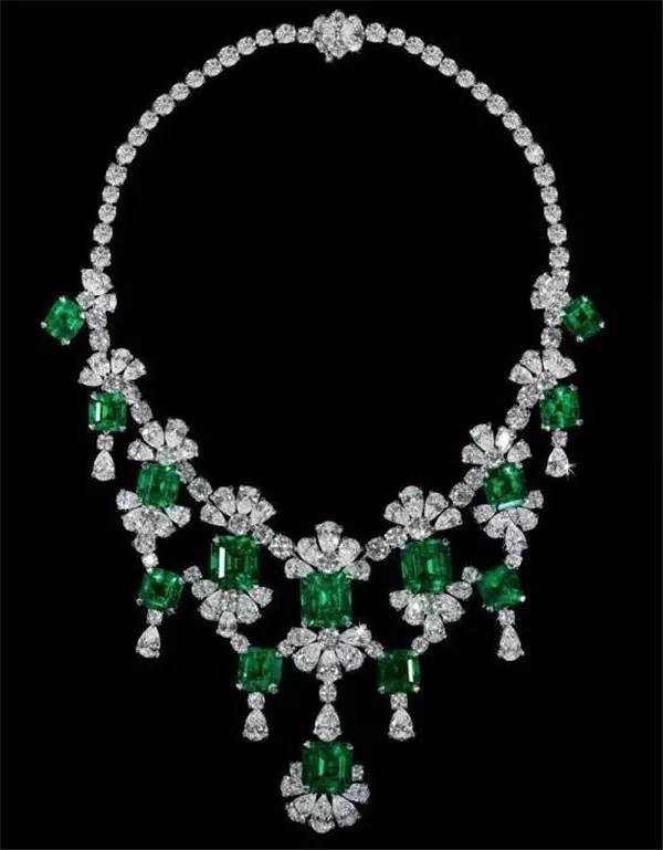 高貴首飾祖母綠寶石首飾