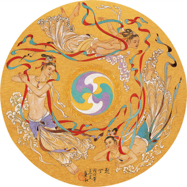 蕭和人物國(guó)畫(huà)作品欣賞