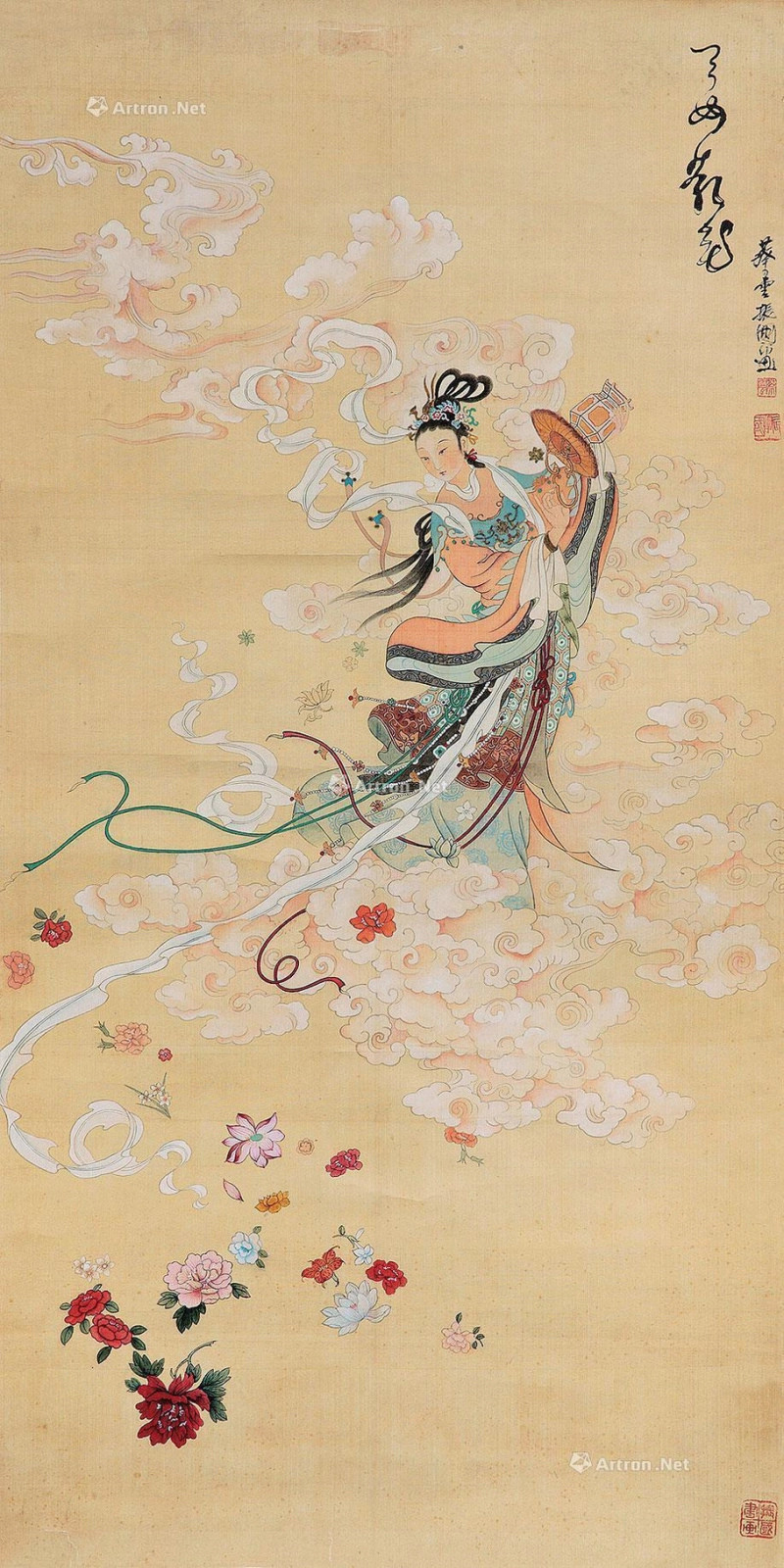 蔡云國(guó)畫(huà)人物繪畫(huà)作品