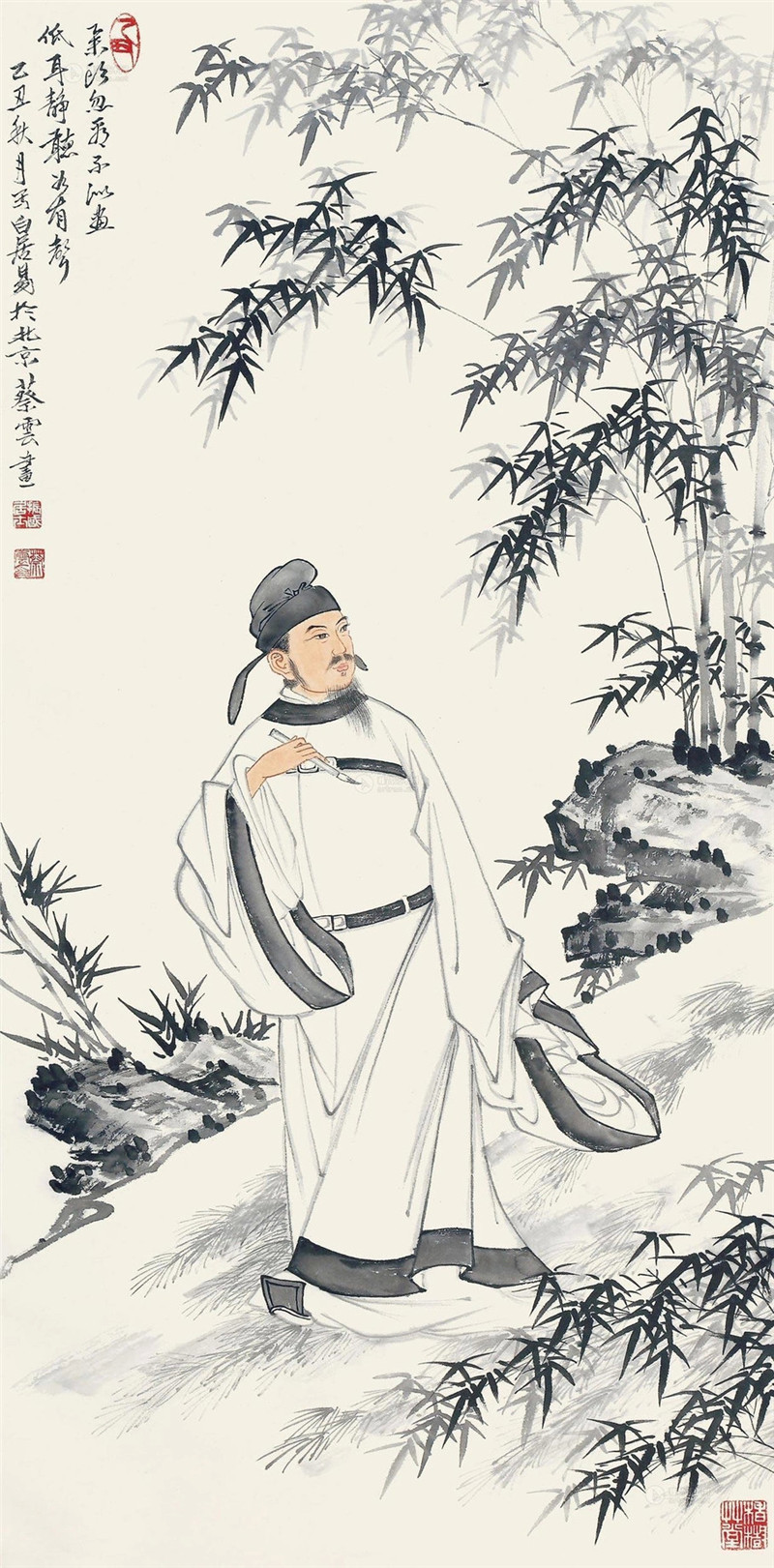 蔡云國(guó)畫(huà)人物繪畫(huà)作品