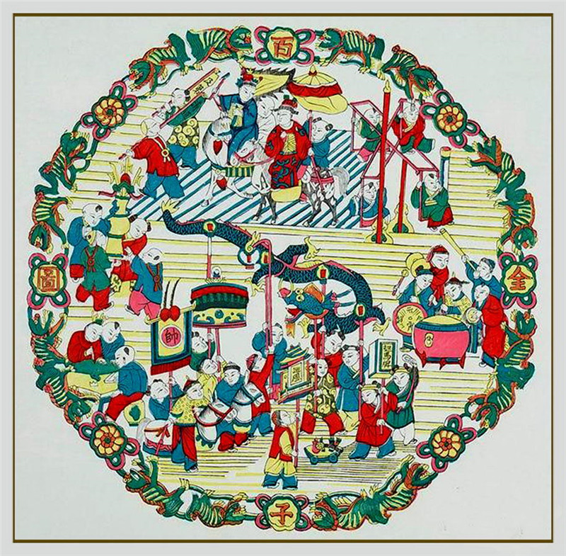 中國傳統(tǒng)精美年畫作品欣賞