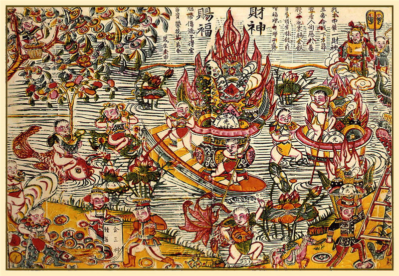 中國(guó)傳統(tǒng)精美年畫(huà)作品欣賞