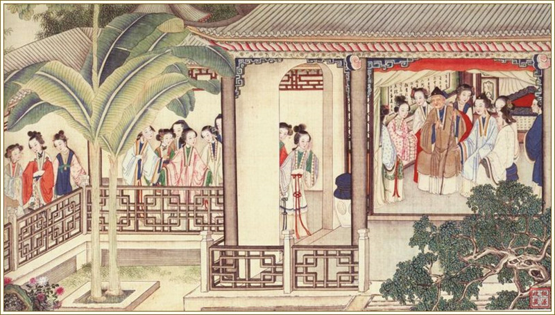 清代畫家孫溫繪畫的全本紅樓夢(mèng)圖（一）