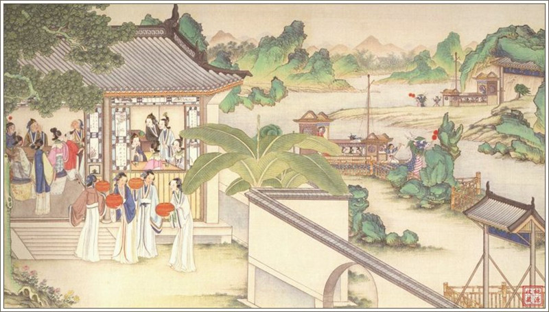 清代畫家孫溫繪畫的全本紅樓夢(mèng)圖（一）