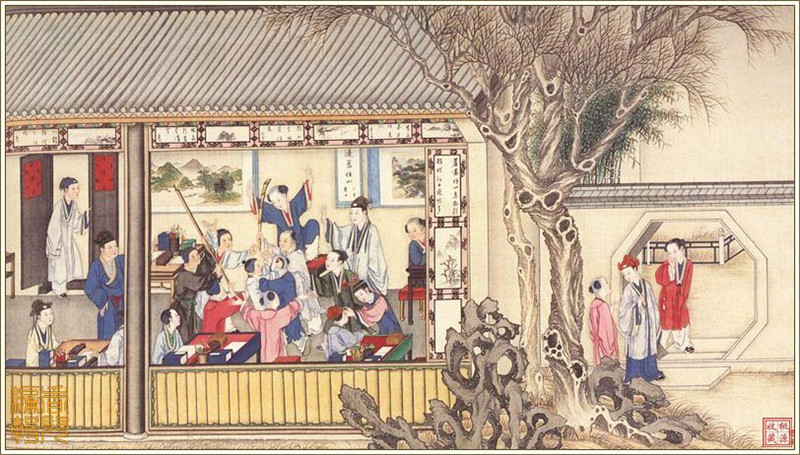 清代畫(huà)家孫溫繪畫(huà)的全本紅樓夢(mèng)圖（二）