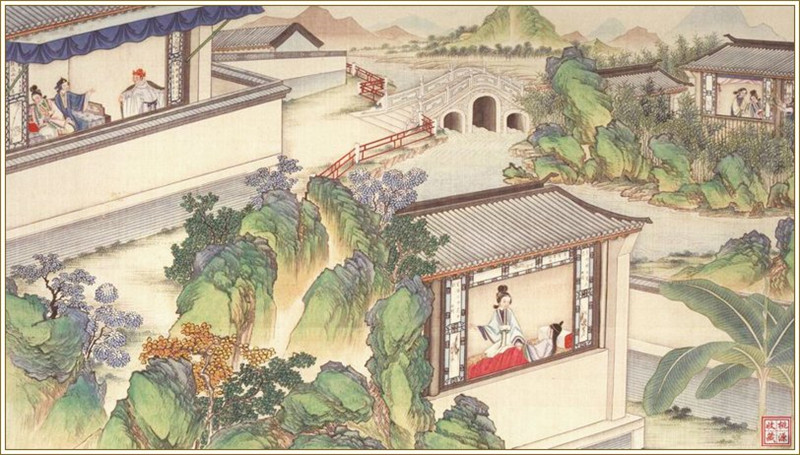 清代畫(huà)家孫溫繪畫(huà)的全本紅樓夢(mèng)圖（二）