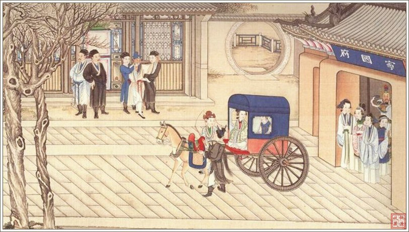 清代畫家孫溫繪畫的全本紅樓夢圖(三)