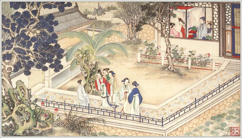 清代畫家孫溫繪畫的全本紅樓夢(mèng)圖(三)