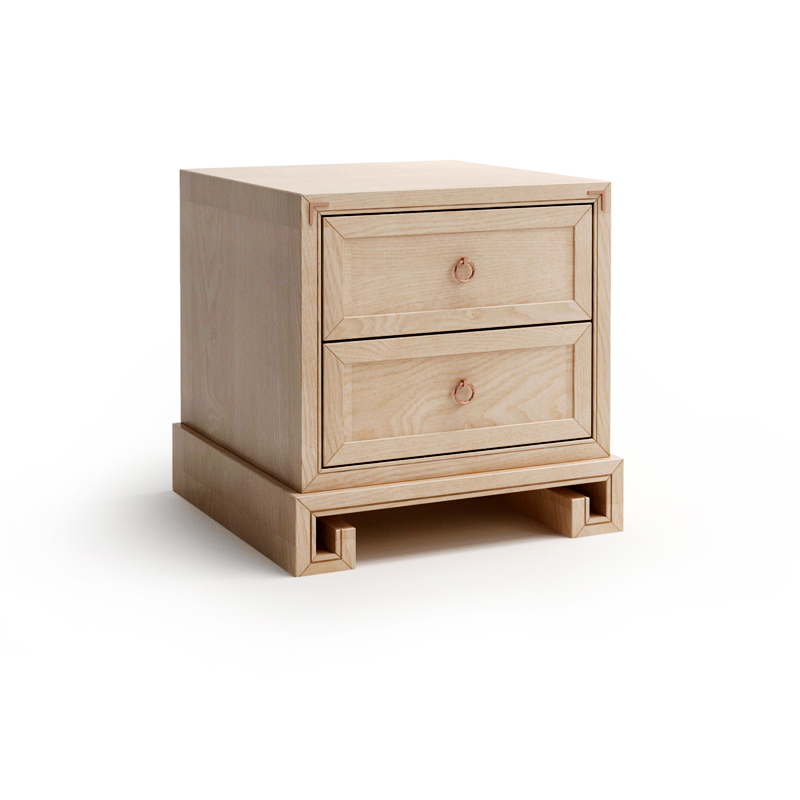 中式實(shí)木雙人床1.8米大床，簡(jiǎn)約現(xiàn)代樣板房家具