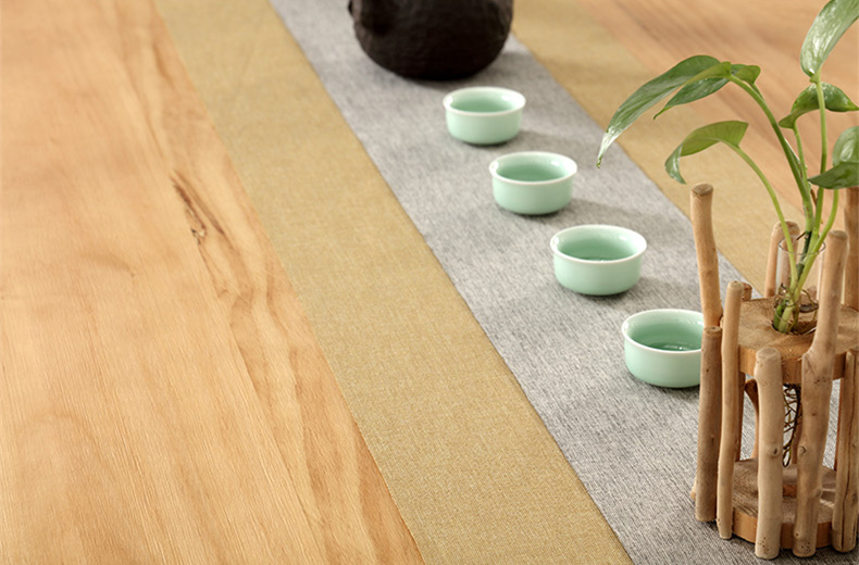 復(fù)古純實(shí)木茶桌椅組合，仿古簡(jiǎn)約功夫茶臺(tái)