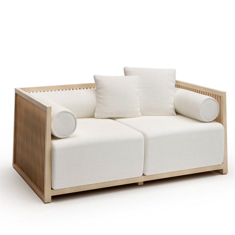 中式實(shí)木沙發(fā)組合，簡(jiǎn)約現(xiàn)代客廳布藝沙發(fā)