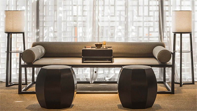 簡(jiǎn)約現(xiàn)代禪意羅漢床，新中式家具沙發(fā)