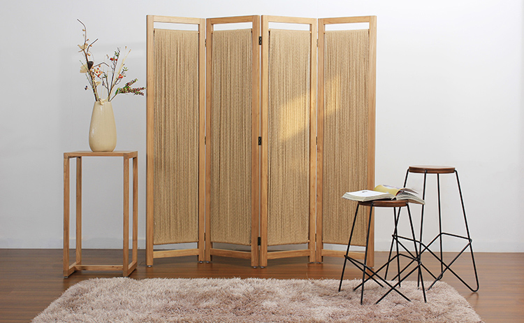實木屏風(fēng)隔斷玄關(guān)，現(xiàn)代簡約中式折屏