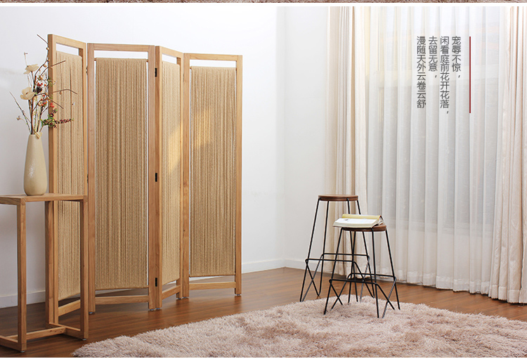 實木屏風(fēng)隔斷玄關(guān)，現(xiàn)代簡約中式折屏