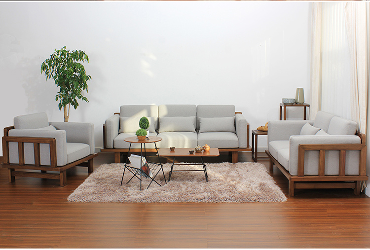 老榆木實木沙發(fā)，中式家居簡約風