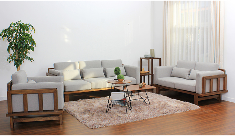 老榆木實木沙發(fā)，中式家居簡約風