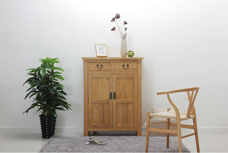 中式簡約實木玄關(guān)鞋柜，中式門廳柜收納柜